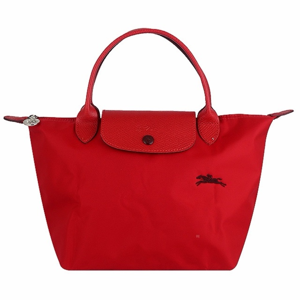 Red Longchamp Le Pliage Club Tote